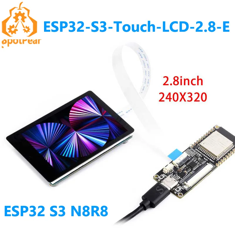 ESP32 S3 N8R8 And ST7789 2.8inch LCD Kit Captive TouchScreen Display 240x320