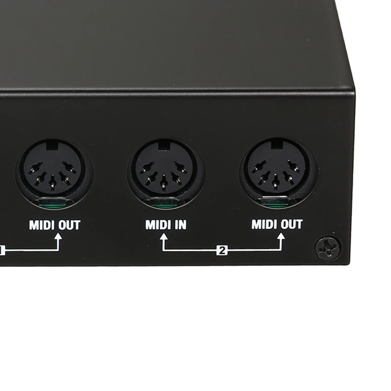 Um4x4 USB MIDI Interface 4 In /4 Out 64 MIDI Channels 4I/4O + Merge 2I4o MIDI Box 4X4