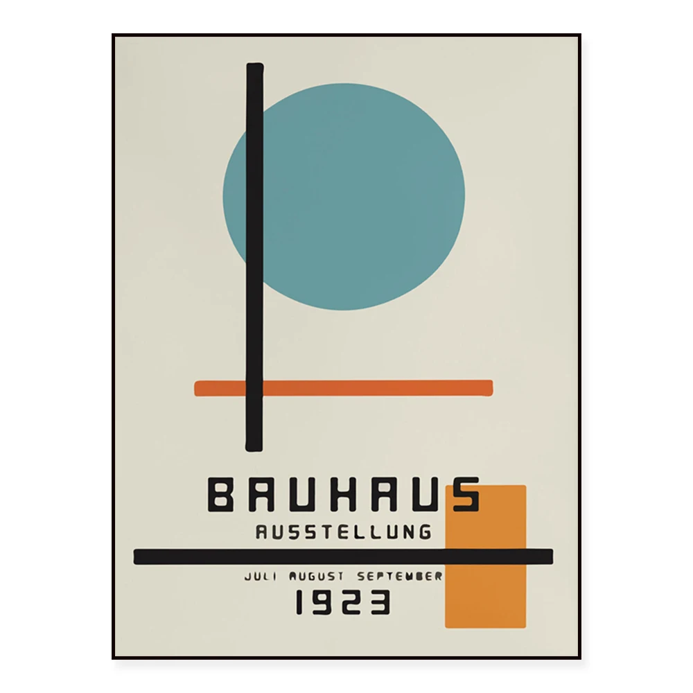 Bauhaus Print - Museum Poster - Exhibition Poster Printable Wall Art - Minimalist Wall Art | Mid Century Poster | Bauhaus Poste