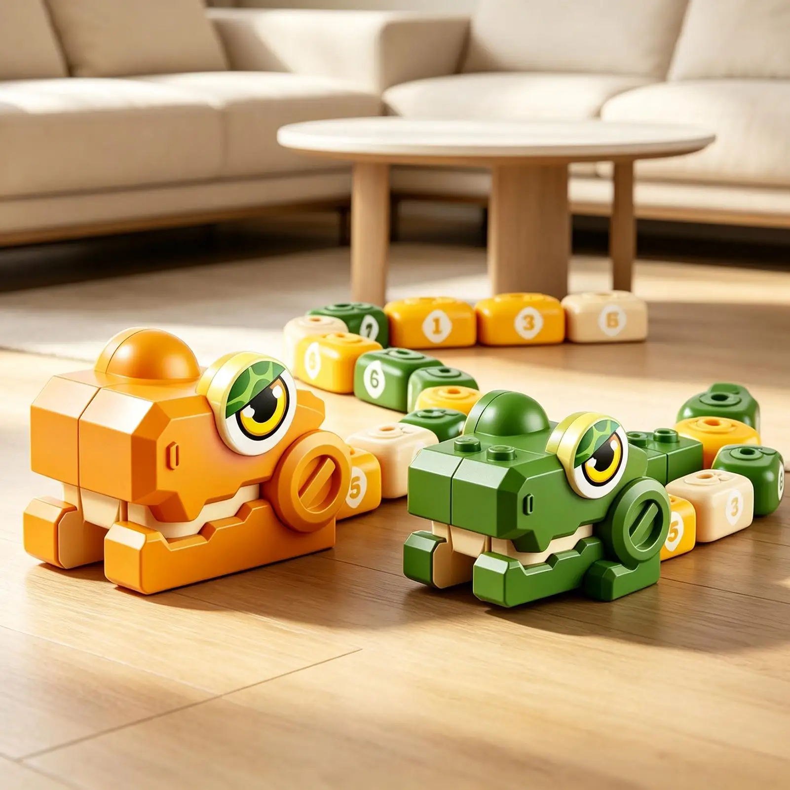 Magnetic Remote Control Snake Toy With Light Sound Interactive Educational Game Fun Party Play Toy For Kids Home Camping