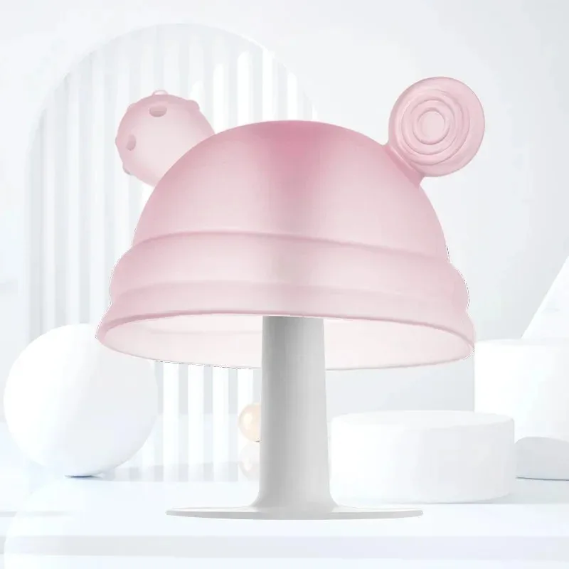 Mushroom Shape Silicone Toothpaste Stick, Portable Tooth Cleaning Stick For Kids Adults, Fun Design Dental Care Tool