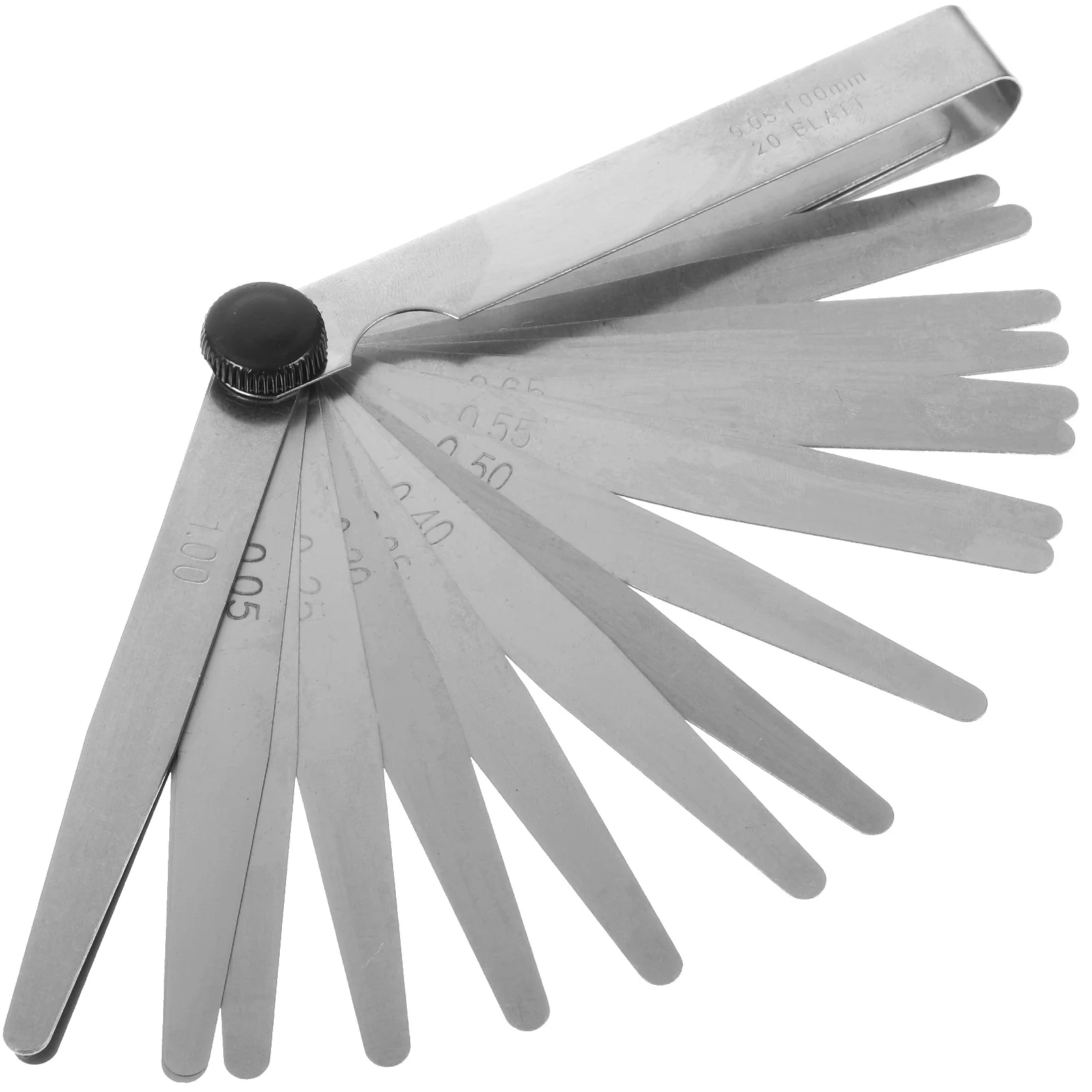 

Crystal Flower Copper Feeler Gauge 100x20mm Stainless Steel Gap Measuring Tool for Mechanics Engineers Precision Thickness