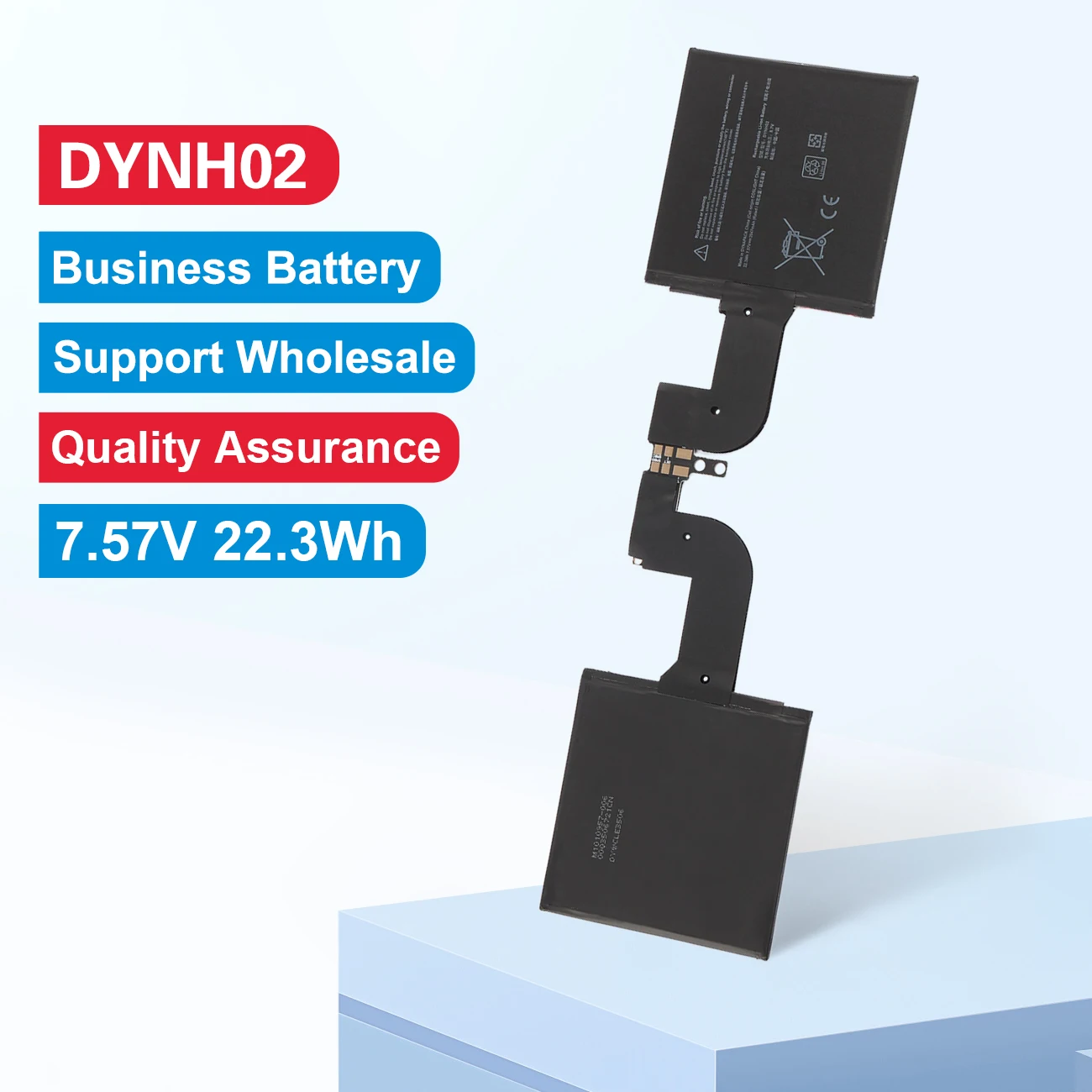 KingSener DYNH02 Tablet Battery For Microsoft Surface BOOK 3 15 inch 1899 7.57V 2947mAh/22.3Wh