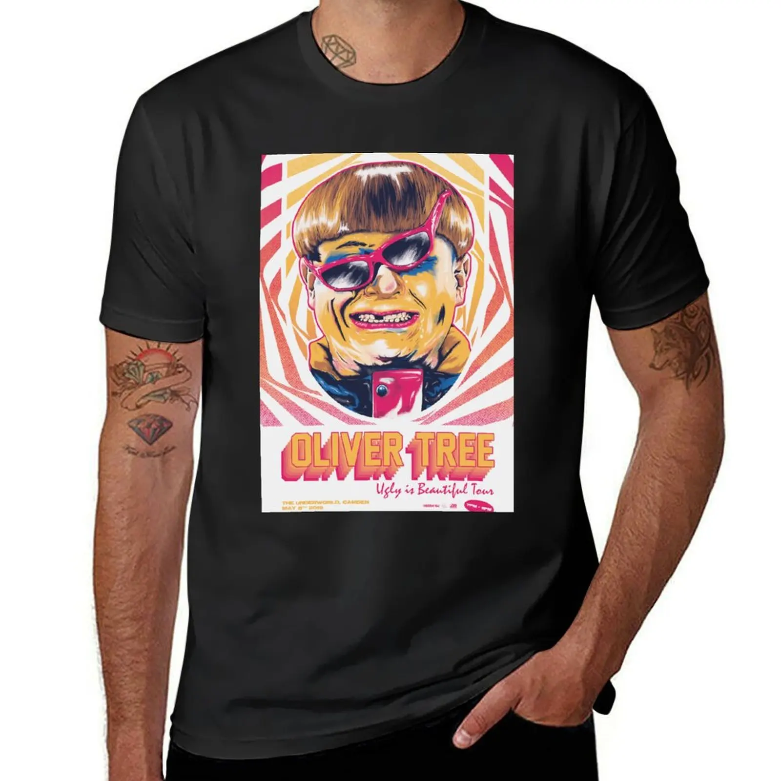 

Oliver Tree - Ugly is beautiful T-Shirt oversizeds anime shirts graphic tees blacks slim fit t shirts for men