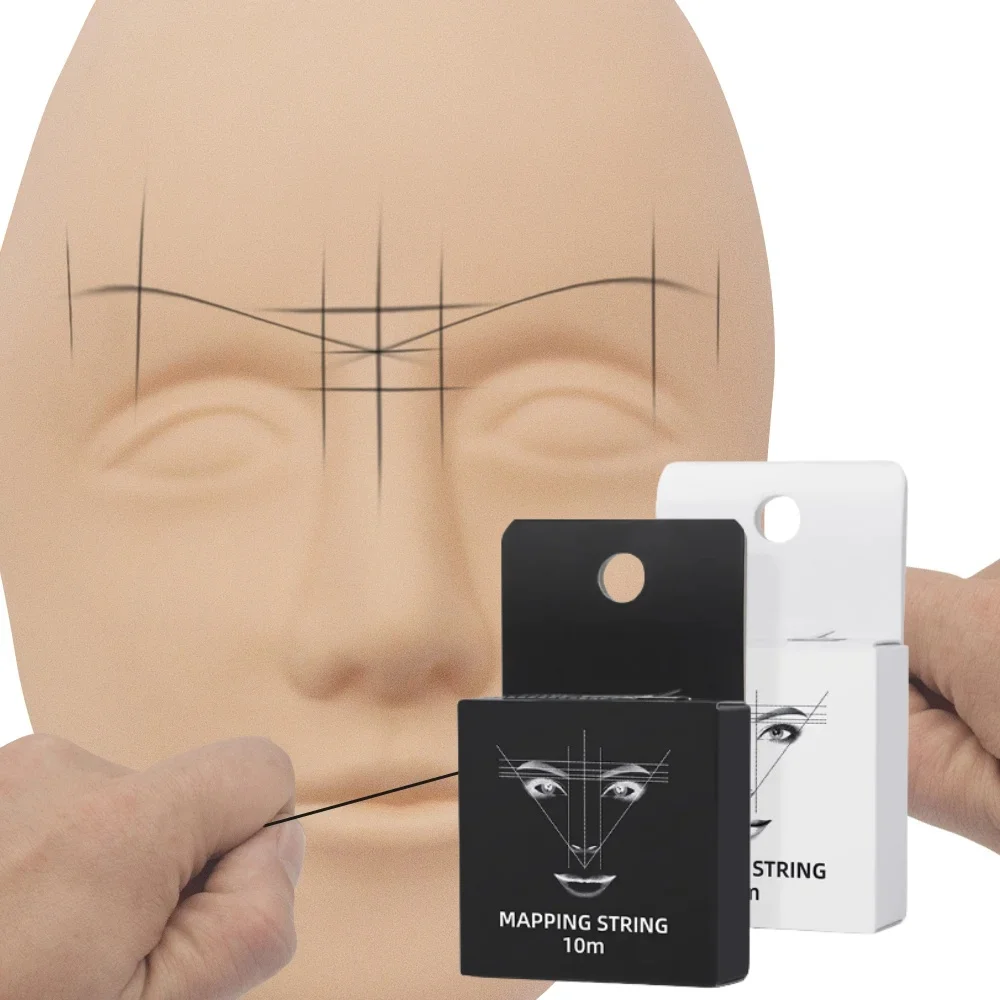 

Marker Thread Tattoo Brows Mapping Ruler Kit Eyebrow Auxiliary Line Drawing With Ink Positioning Mapping Line Tattoo Supplies