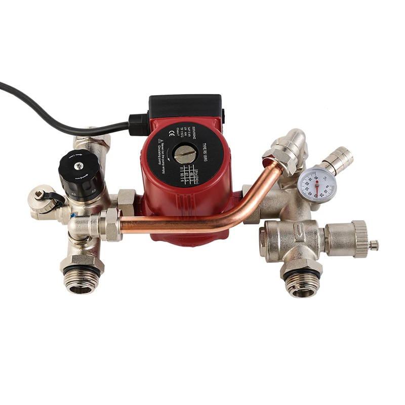 

ATV&UTVATV&UTVNickel Plated Underfloor Heating Water Mixing Center HVAC Mixing System