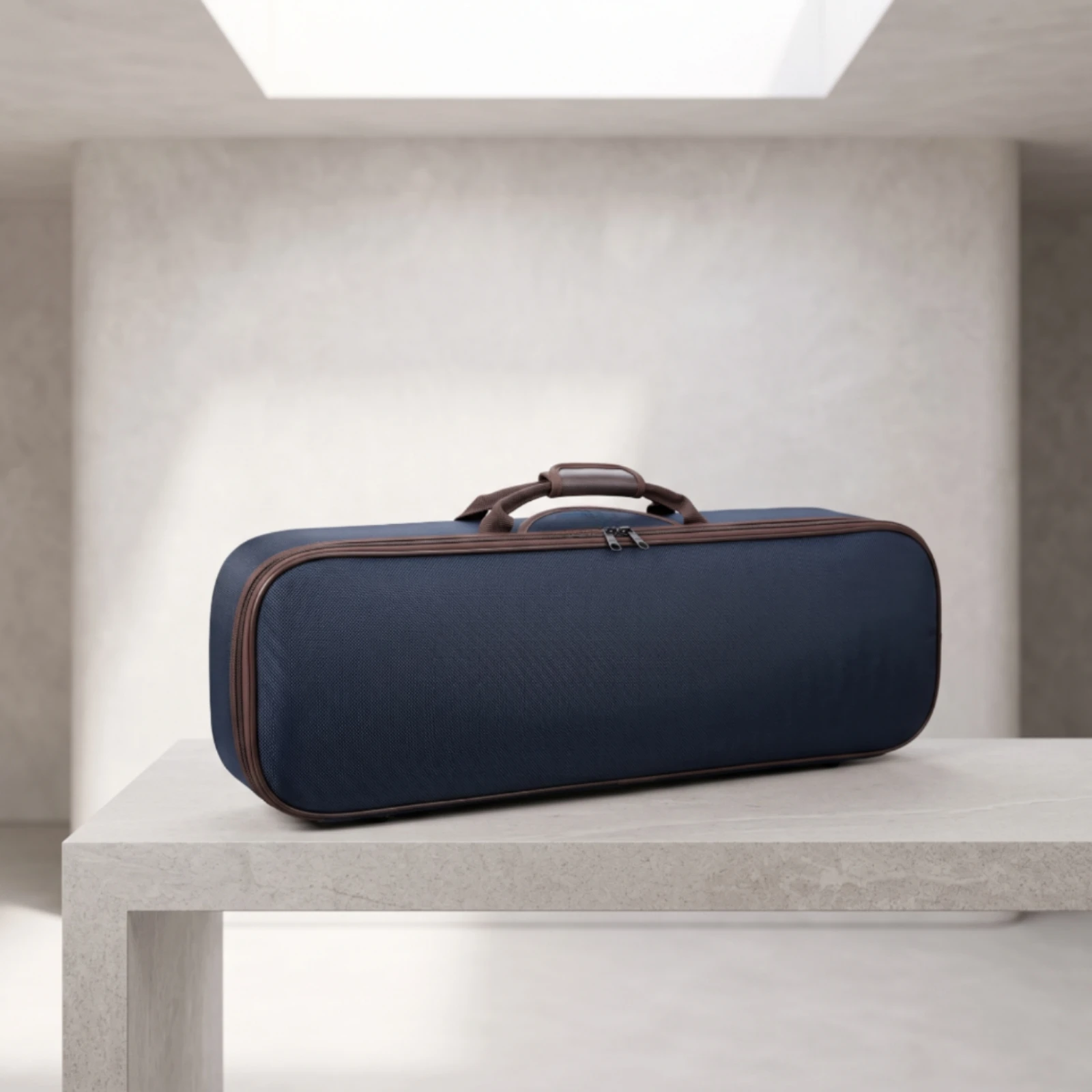 Violin Case Lightweight Violin Hard Case Zippered Portable for Violinists, Lessons, Storage