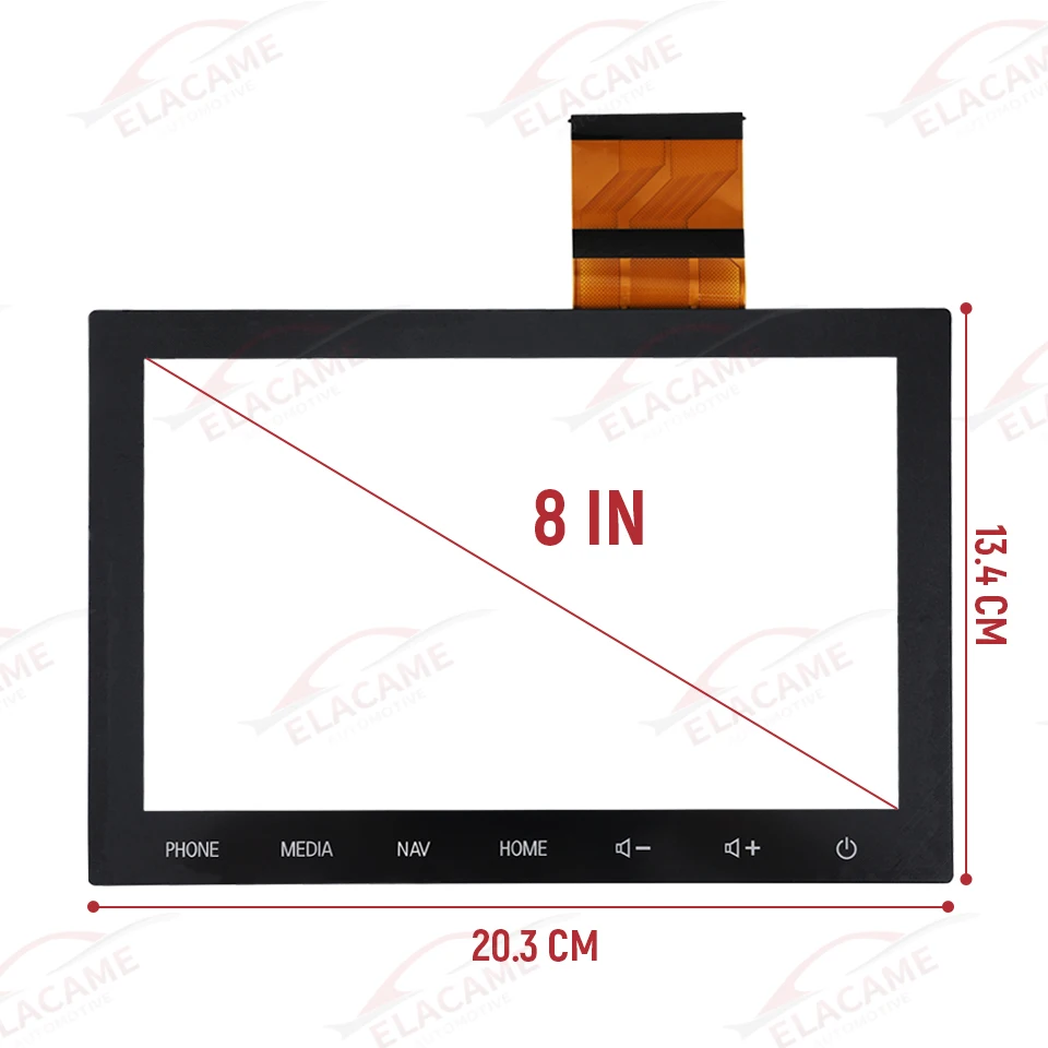 8 inch Glass Touch Screen Digitizer For Mitsubishi Outlander 2020 2021 Car Radio DVD Player GPS Navigation