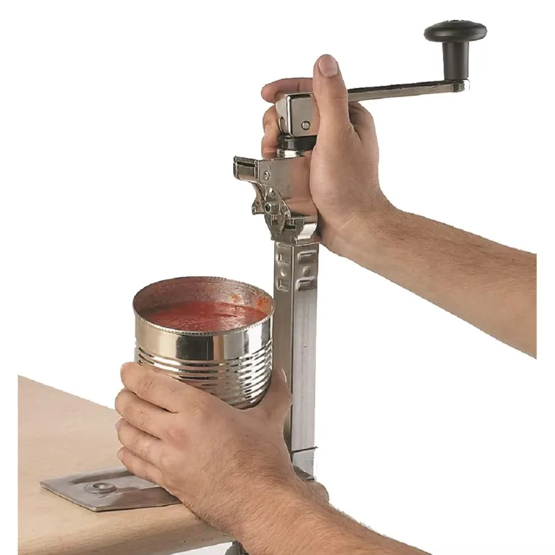 Custom Manual Commercial Kitchen Use Cast Iron Stainless Steel Table Mounted Can Opener