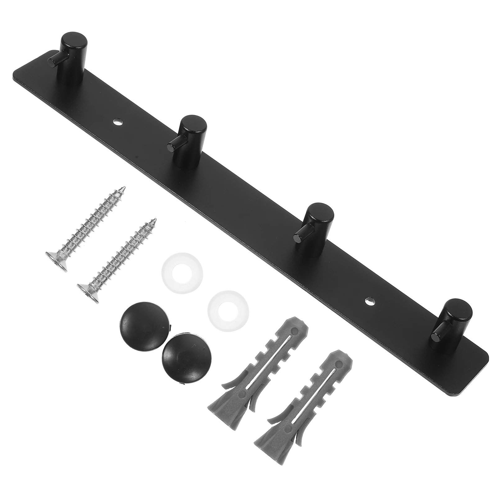 

4 Wall-mounted Coat Hooks Robe Hangers Stainless Steel Heavy Duty Clothes Hat Bathroom Bedroom Towel Storage Metal Universal