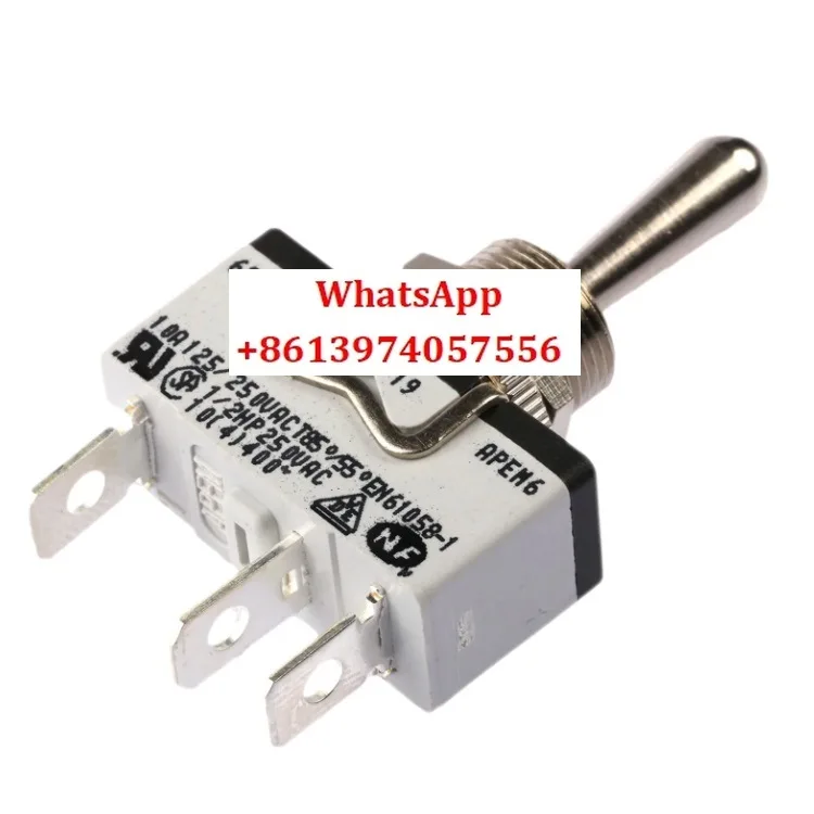 

CQC-639H/2 Тумблер Apem, трехконтактный, трехскоростной самоблокирующийся тумблер, встряхивающийся переключатель ВКЛ-ВЫКЛ-ВКЛ