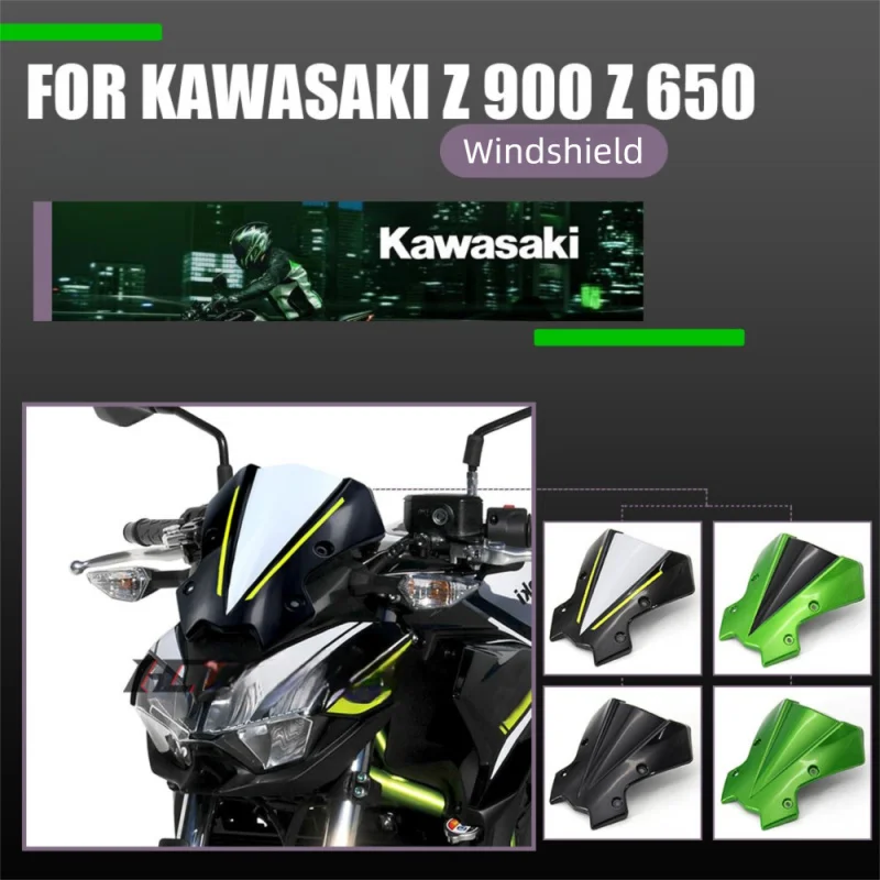 

Applicable KawasakiZ650 Z900 Modified Accessories Low-Position Front Windshield Flow deflector Fairing