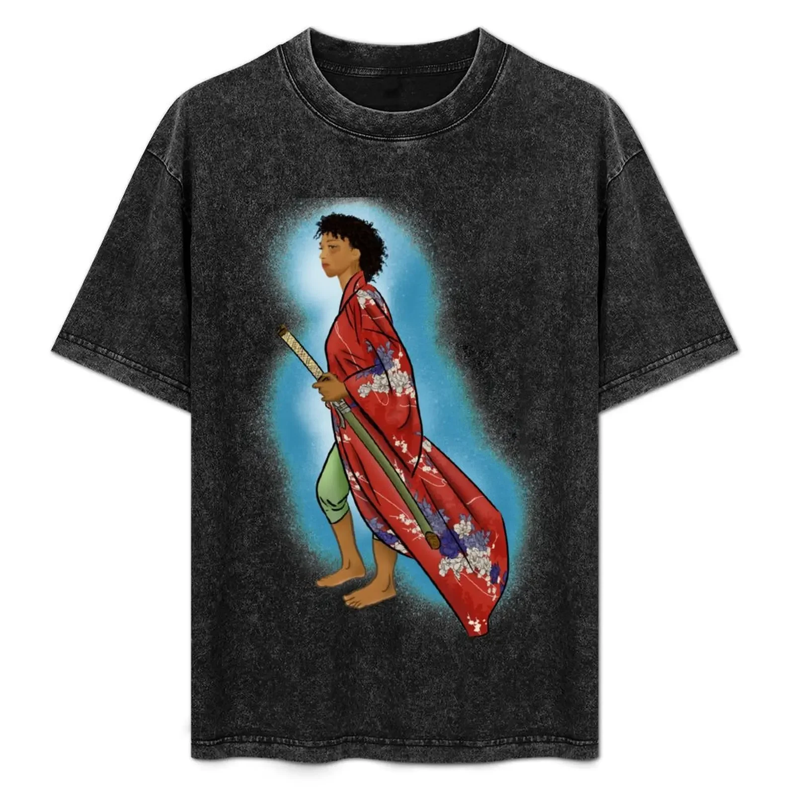 

Ninja Girl — Young Bugeisha T-Shirt Daily Wear Print T-Shirt