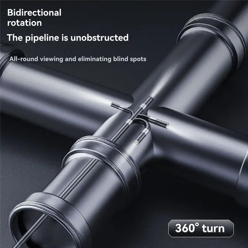 LXYB18B 2MP Industrial Borescope Endoscope For Car Inspection Mini Camera With 360 Degree Rotation 8 LED For Smartphone