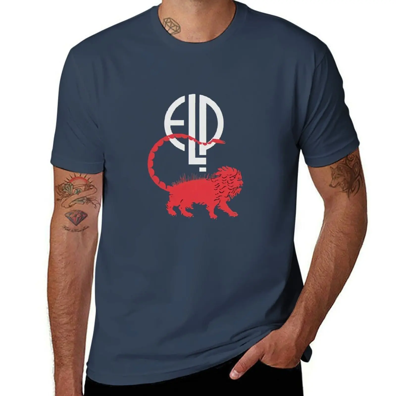 Elp Manticore Logo T-Shirt Casual Soft Cotton Short Sleeve Tee
