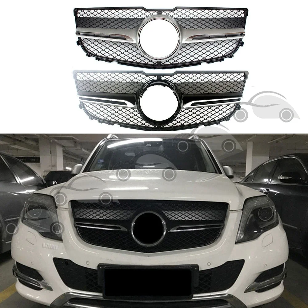 

Car Front Racing Bumper Grille Upper Facelift Grill For Mercedes-Benz X204 GLK Class GLK250 GLK300 GLK350 2013 2014 2015 AMG