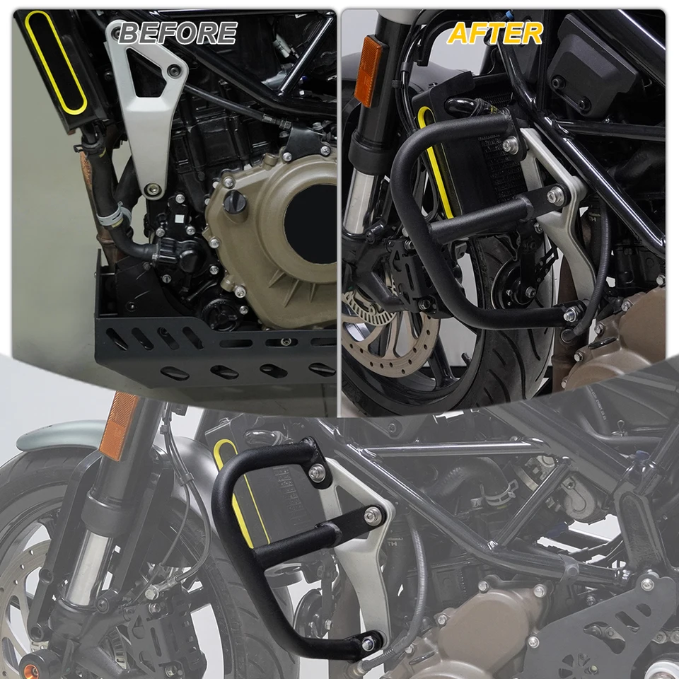ハスクバーナVitpilen/Svartpilen 401 KTM Duke 390 クラッシュバー
