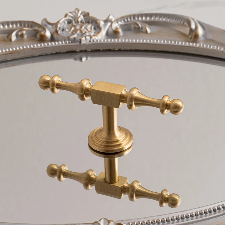 Brushed brass European cabinet handle product image 22