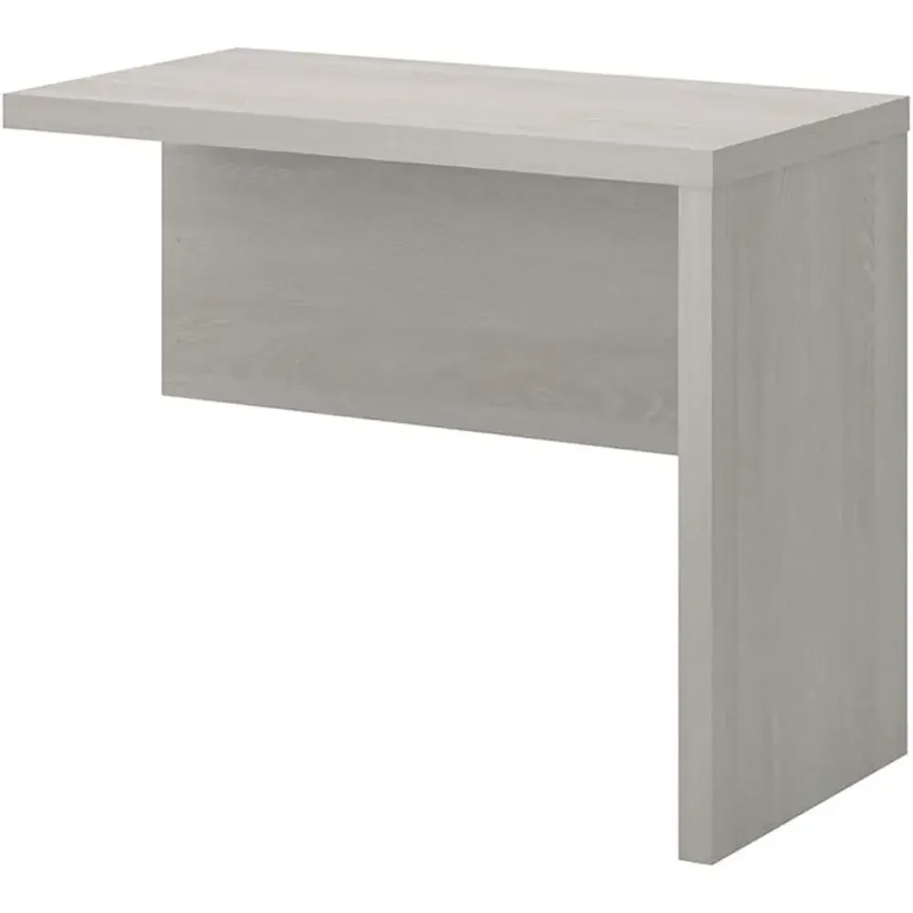 36W Gray Sand Engineered Wood Desk Return