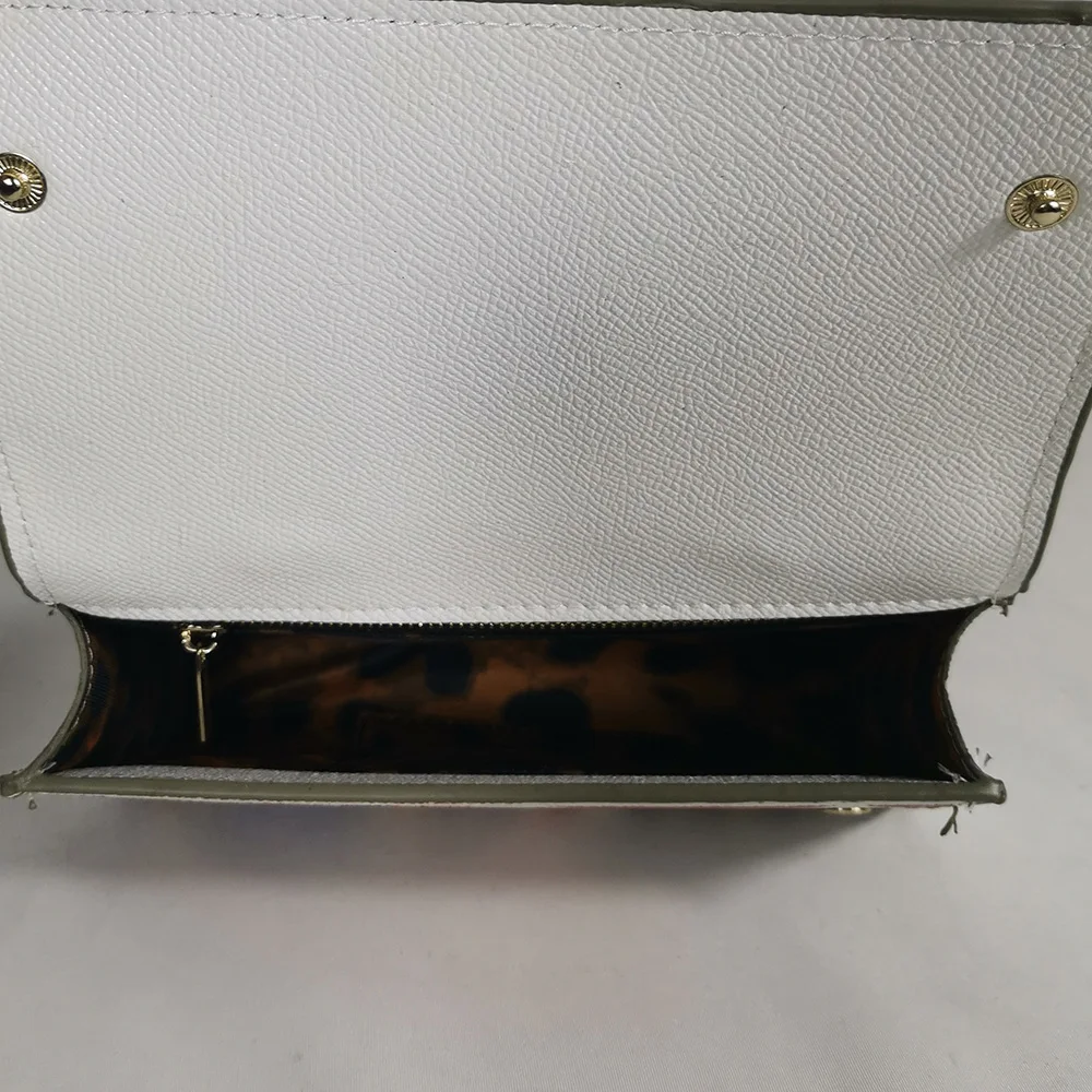 Handbag Party Bag All-match Messenger Bag Square Handbag Messenger Bag Flower Chain Mini Handbag Leopard Print Lion Tiger Party