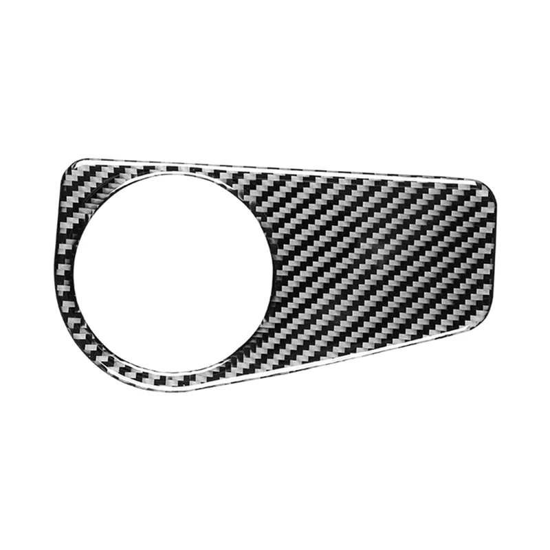 Carbon Fiber Headlight Switch Adjustment Panel Cover Trim Decorative for Tiguan L 2017-2021 Interior Accessories