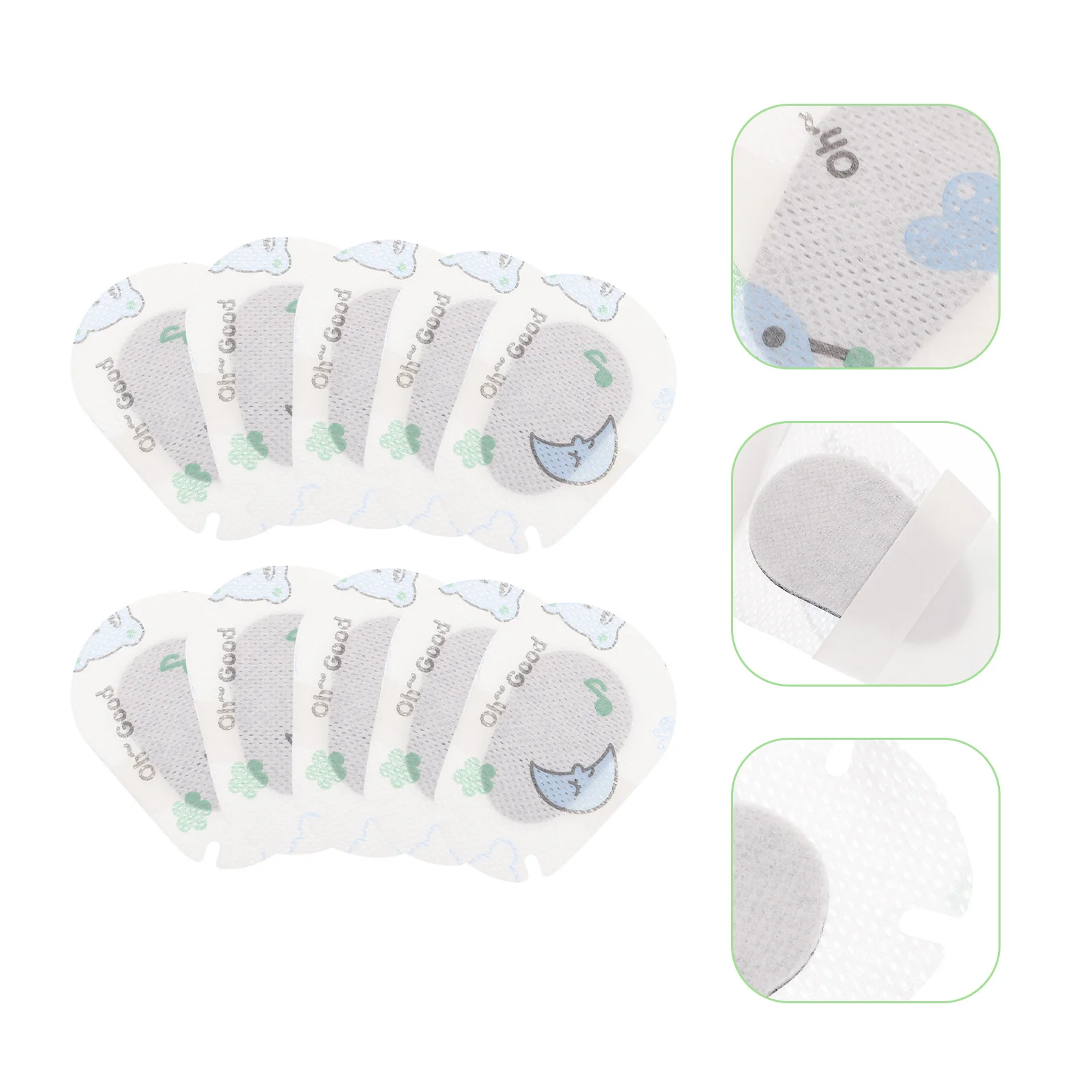 

20pcs Amblyopia Correcting Patches For Breathable Non-Woven One-Eye Covers Cartoon Lazy Eye Patches Weak Sight Treatment