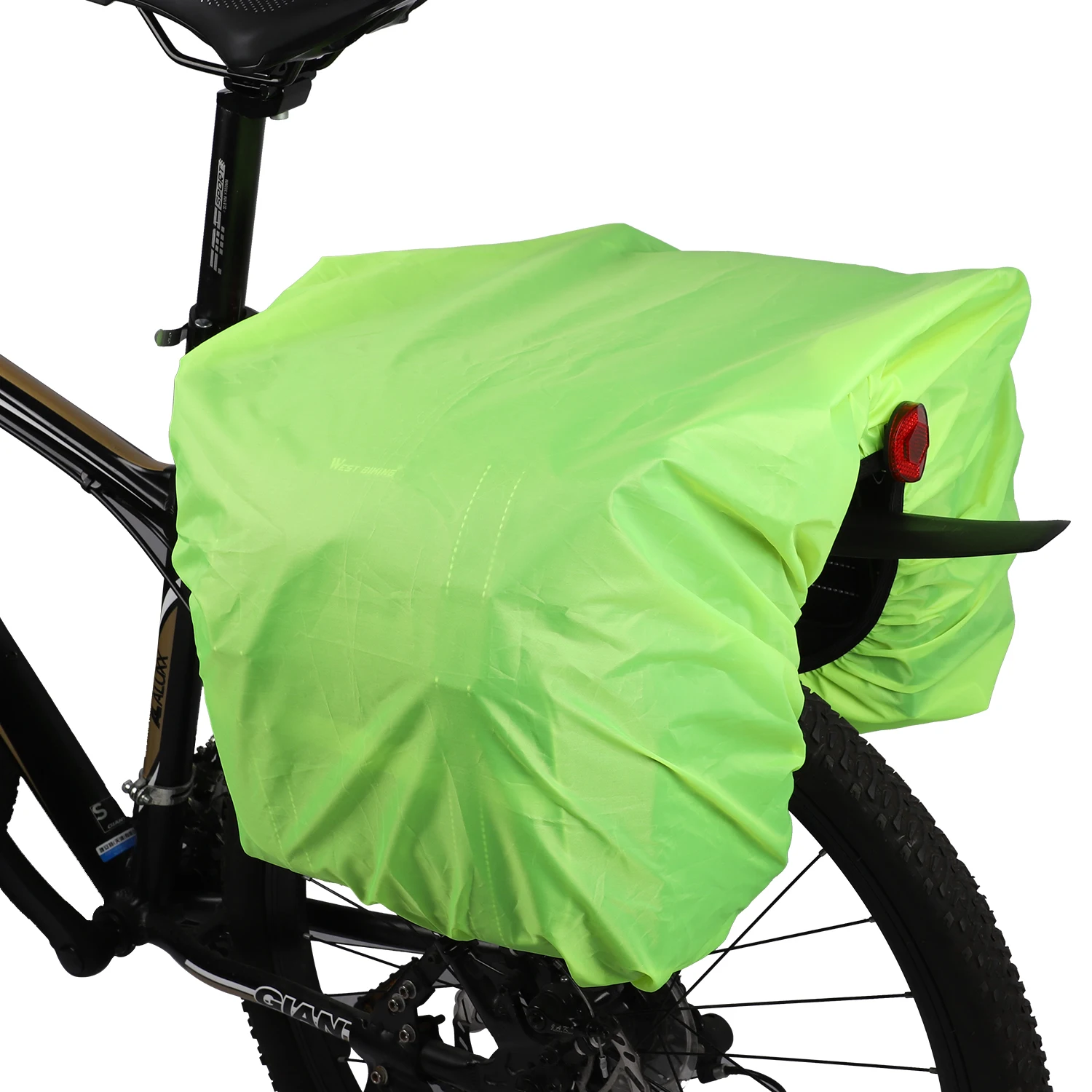 WEST BIKING 25L Large Bicycle Bags Cycling Travel Trunk Bag Double Side Rear Rack Panniers Waterproof MTB Luggage Carrier Bags image 6