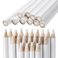 Lot de 10 crayons à strass en bois ciré blanc pour la pose de strass et de pierres précieuses, outil de manucure 1