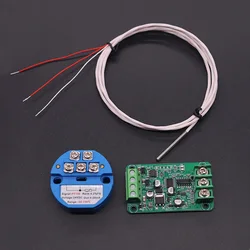K , PT100 , PT1000 temperature sensor transfer to RS485 , 4-20mA RTD thermocouple Temperature acquisition module