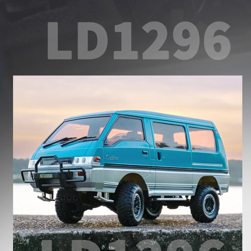 Nouveau 1:12 LDRC LD1296 tout-terrain Rc voiture Proportion complète 2 vitesses Transmission métal boîte de vitesses moteur Esc Servo lumière LED garçons cadeaux