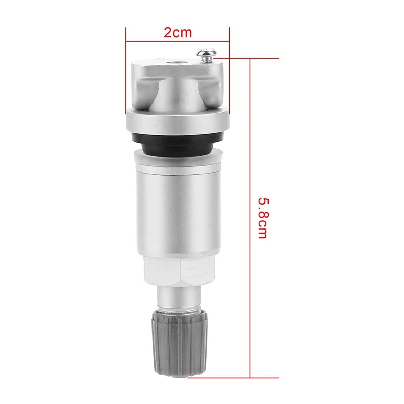 4 Pcs TPMS Tire Valve Tire Pressure Sensor For Siemens VDO Peugeot 407 Tire Pressure Monitoring Systems