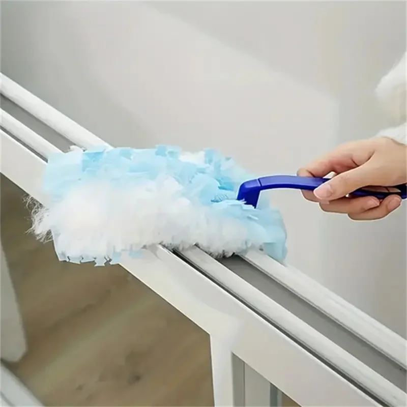 10~40pcs Replacement Heads Duster Microfiber Disposable Short Duster for Cleaning Home Office Blinds Surface Dust Clean Tool