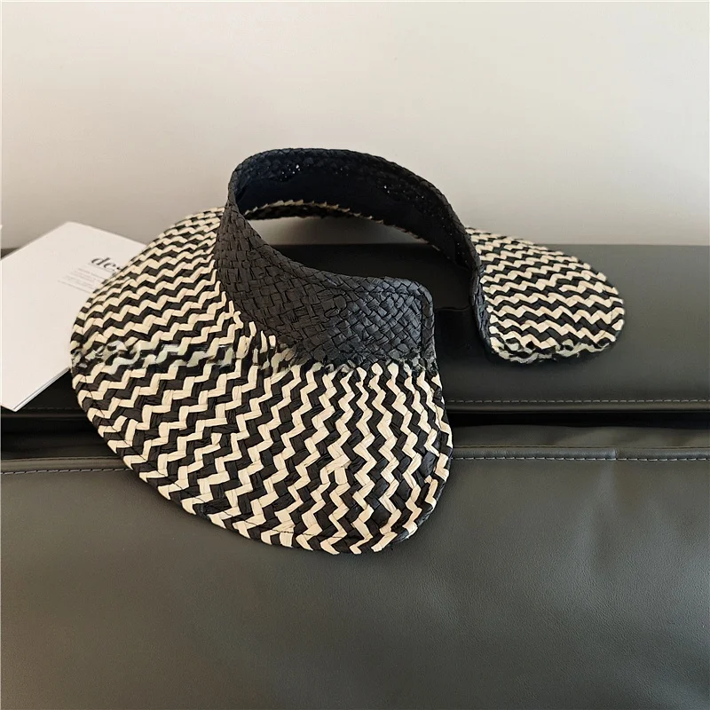 

Summer Travel Wide Brim St Hat Women's Sunade Hat Casual Sle Emp Top Color Blo Design Youth Faion Accory