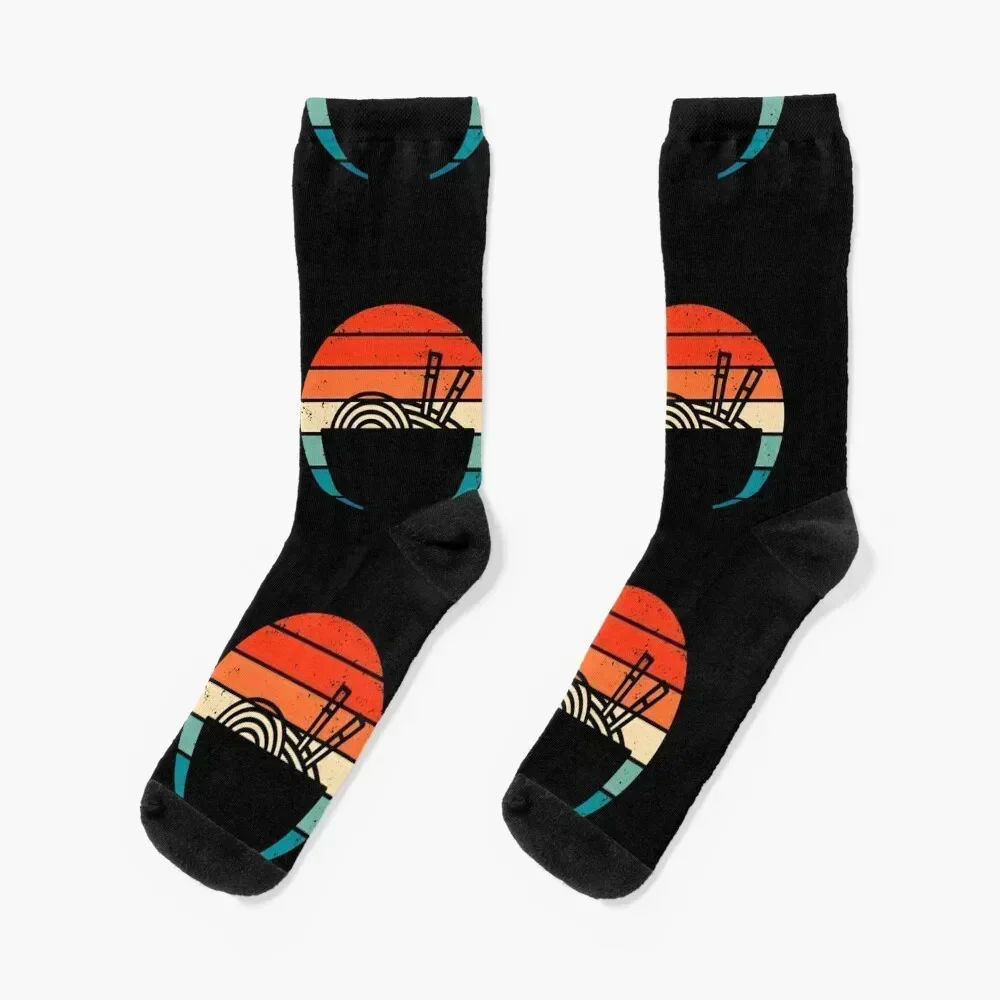 

Vintage Ramen Noodles Socks soccer anti-slip custom sports halloween Boy Child Socks Women's