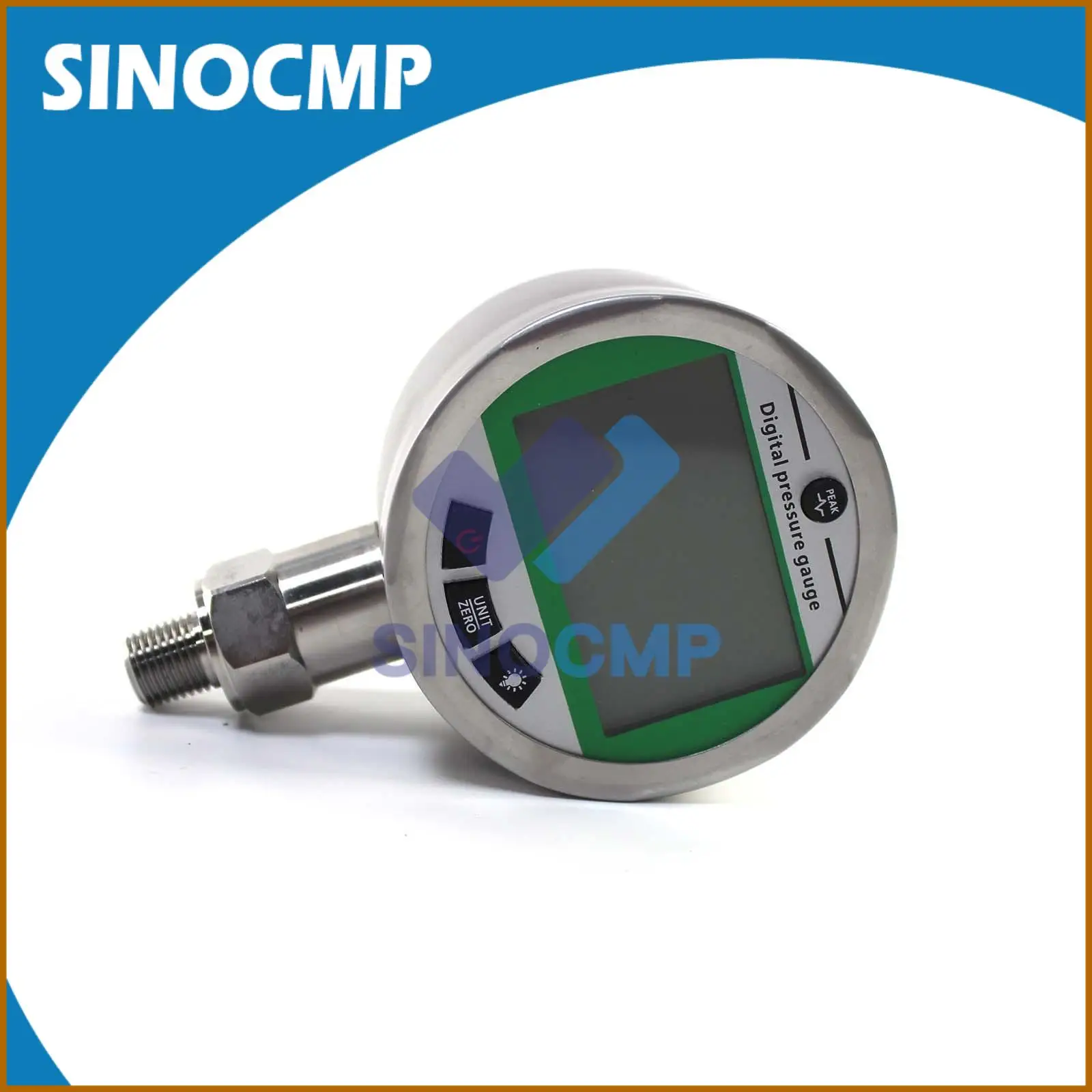 

SINOCMP цифровой манометр M101 70MPA/10500PSI манометр интерфейс давления цифровой манометр G1/2 NPT1/4 с корпусом из силикагеля