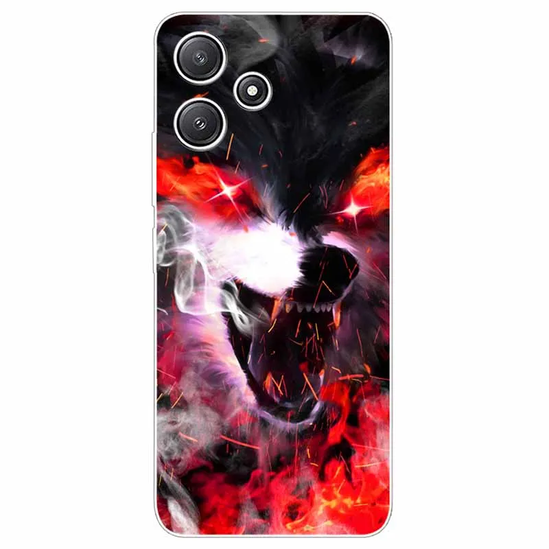 For Xiaomi Redmi 12 4G 5G Case Silicone Painted Soft Clear Cover for XIAOMI Redmi 12 4G 6.79\'\' Shell Funda Redmi 12 5G TPU Coque