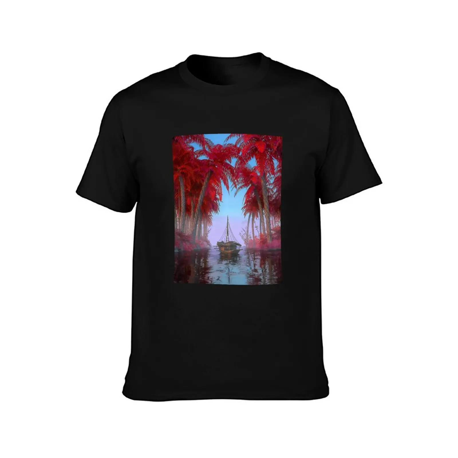 Beeple UPCOMING WATERFALL T-Shirt, Summer Casual Cotton Tee, Oversized Streetwear Tops, Vintage Graphic Print, Unisex Men Women
