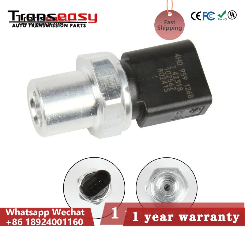4H0959126A 4H0959126B OEM A/C Pressure Switch Sensor Fits For Audi A4 A5 Q5 VW Touareg  Genuine