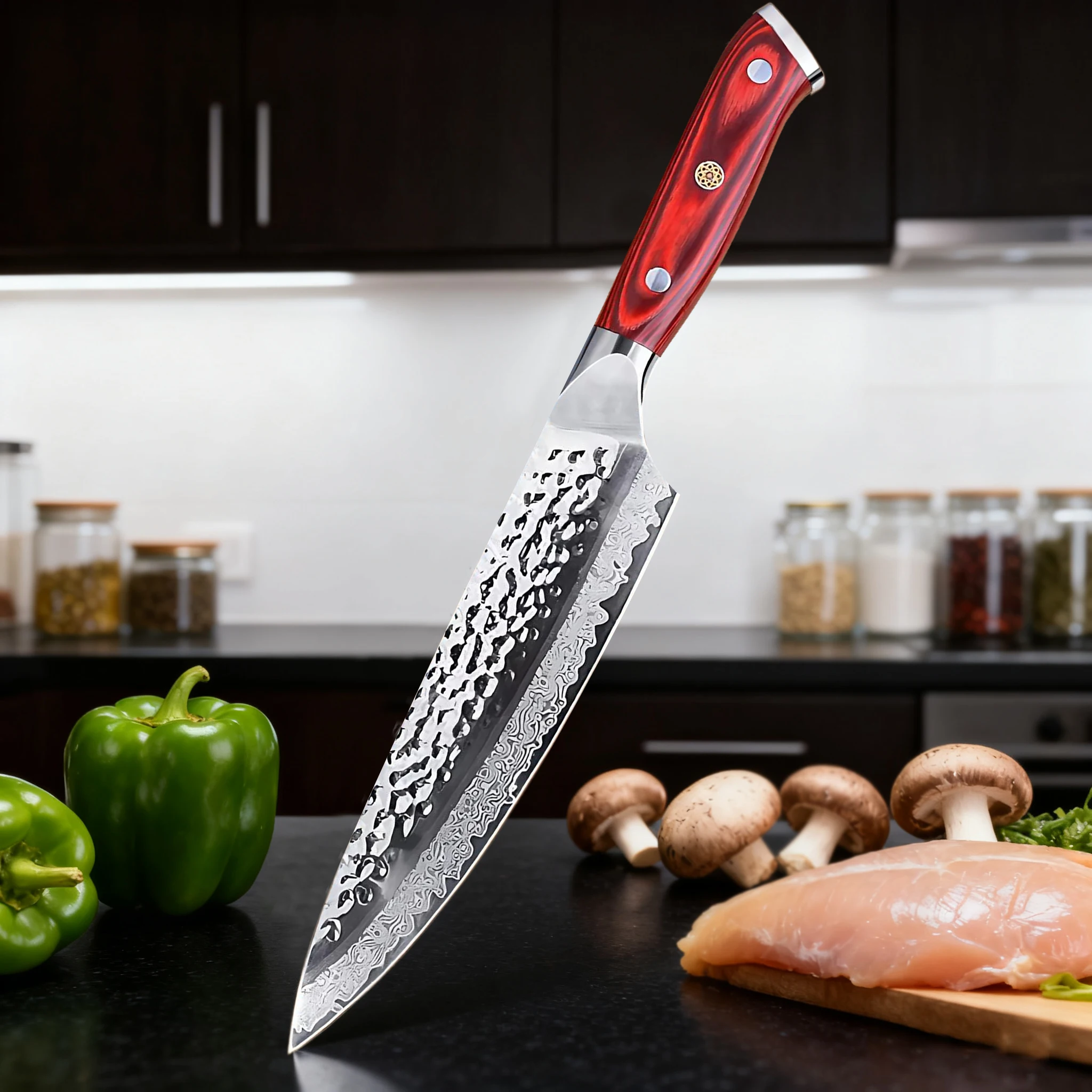 

Professional Chef Knife 67 Layer Damascus Steel Slicing Knife Meat Fruit Vegetable Cooking Knife Kitchen Stuff Cooking Tools