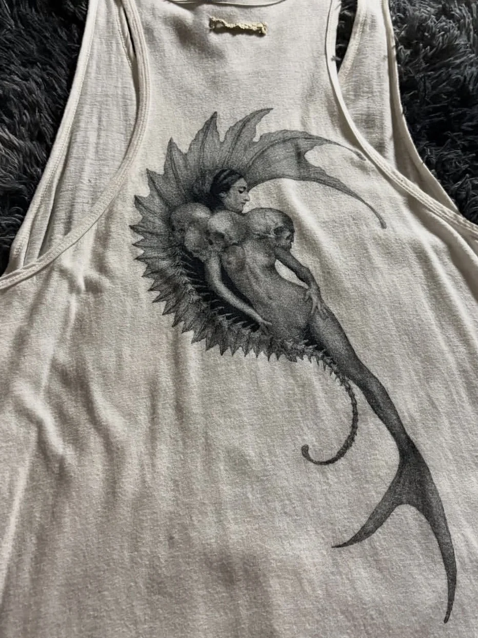 IfSixWasNine Visual Mermaid Fantasy Gothic Subculture Vest