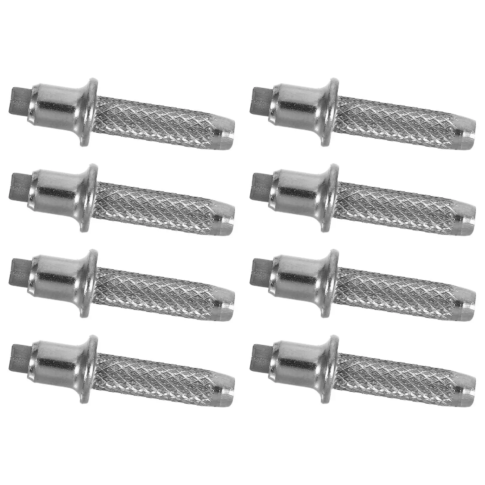

8Pcs Replaceable Tungsten Steel Tips For Poles Universal Hiking Camping Fishing Rod Accessories Pole Walking Sticks Outdoor Gear
