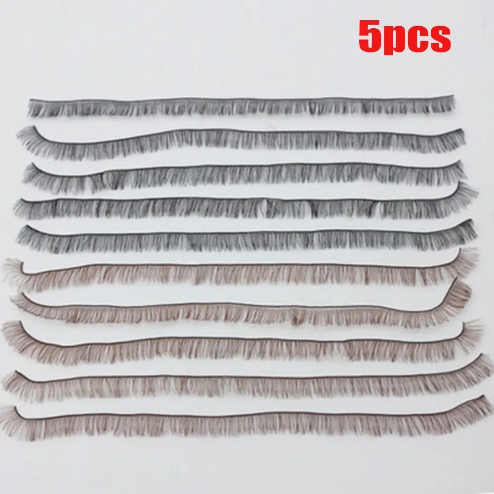 

5Pcs 20cm BJD/SD DIY Doll False Eyelashes Black Brown Tawny Eye Lash Dolls Accessories Doll Parts Toy Decoration Kids Gift