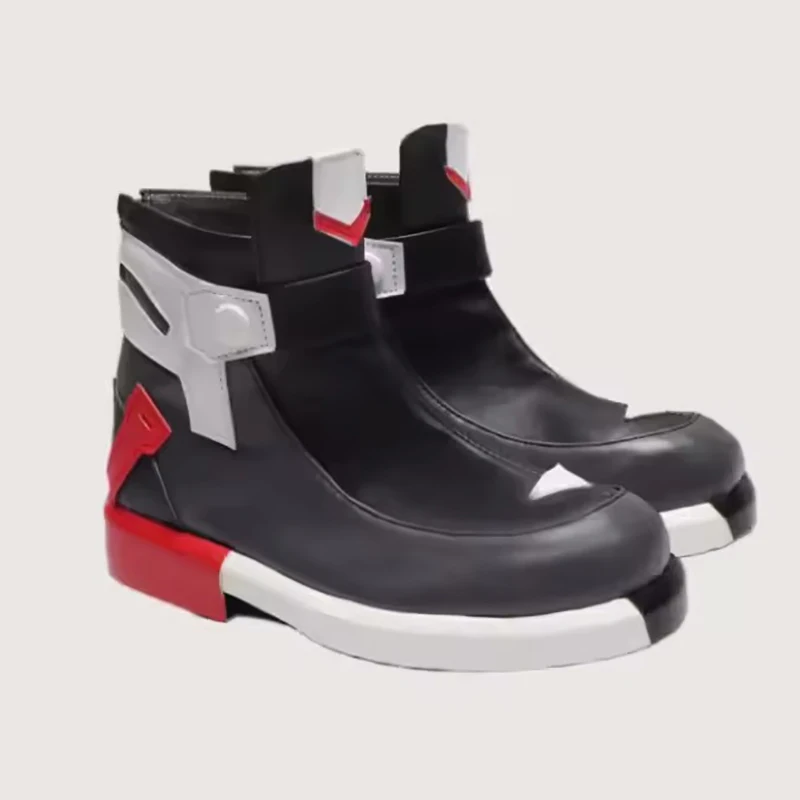 Game Zenless Zone Zero Billy The Kid Cosplay Shoes Robot Handsome Men Halloween Party Anime Roleplay Black Shoes Boots