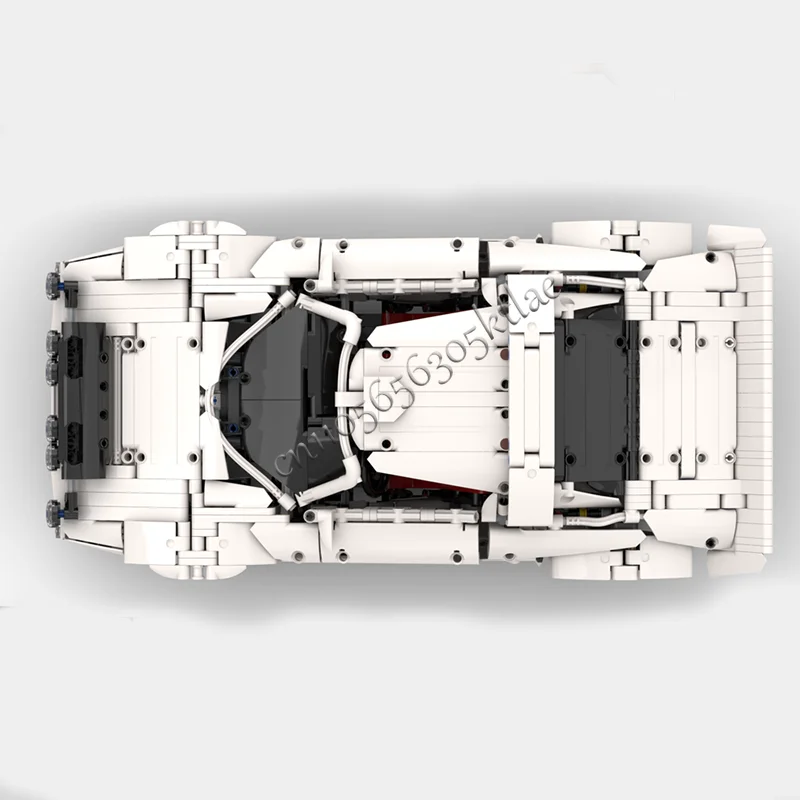 جديد 1477 قطعة MOC تخصيص الإبداعية الأبيض رالي سيارة تكنولوجيا الطوب سباق السيارات لعب الاطفال هدايا عيد الميلاد وأعياد الميلاد