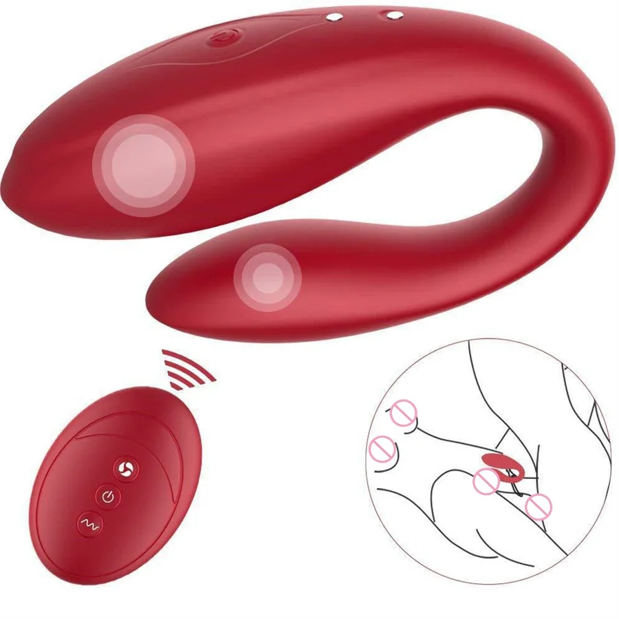 Wireless Remote Control U Shape Dildo Vibrator G Spot Clitoris Stimulator Vibrating Egg Sex Toys For Women Couples Adults 18