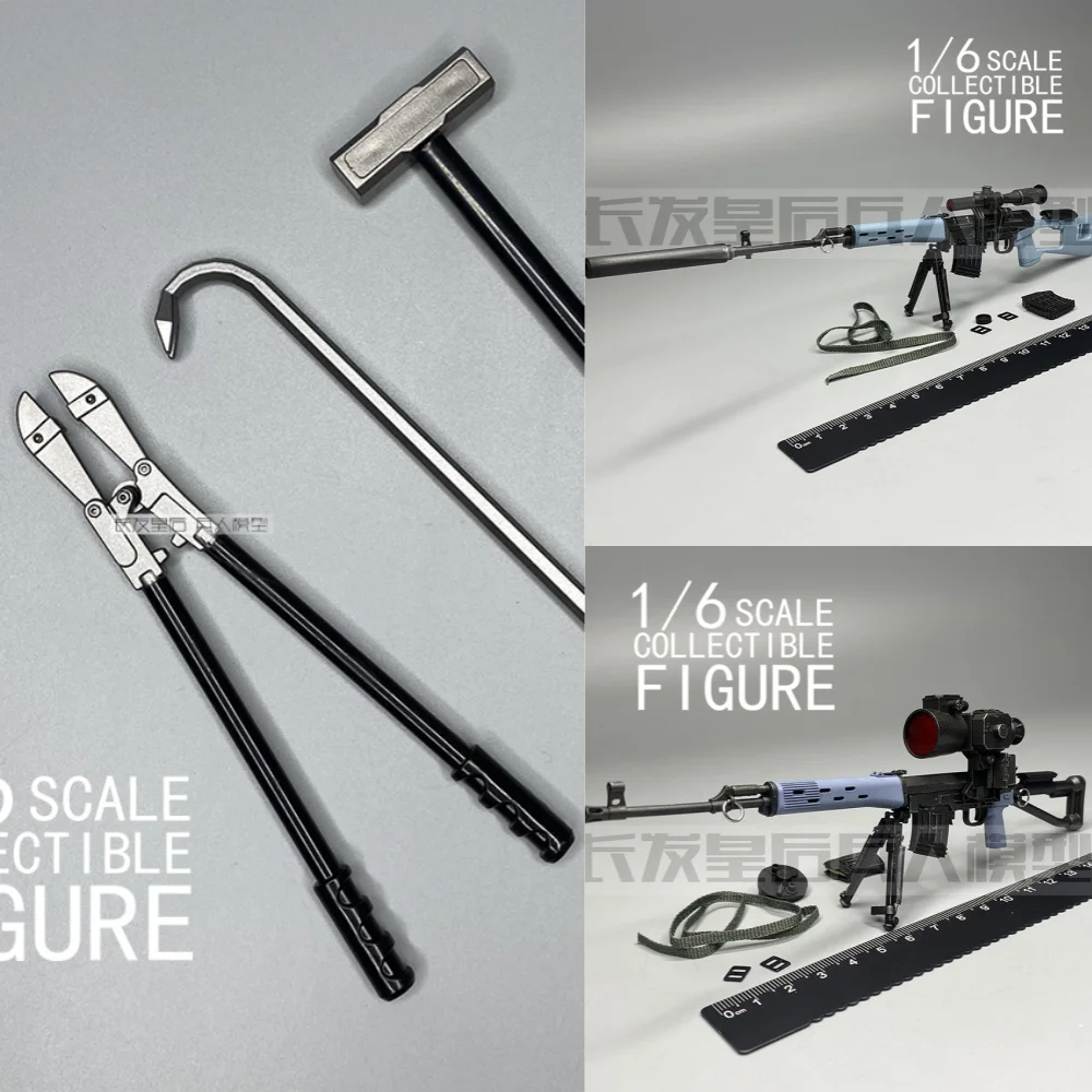 Handmade 1/6 Male Soldier Long Spears And Breaking Tools Model Toys Sceney Accessory Miniature Model Fit 12''Action Figure Body