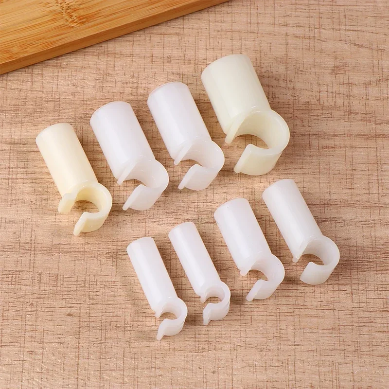 4pcs 7.9-19mm Garden Plant Bracket Fixing Joint Mosquito Net Pole Buckle Grip Bed Curtain Cross Bar Hook Wardrobe Tent Fitting