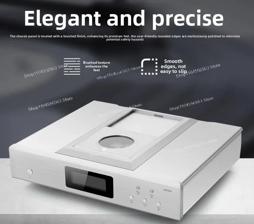 High-fidelity I2S optical coaxial output for lossless music playback, perfect for CD players