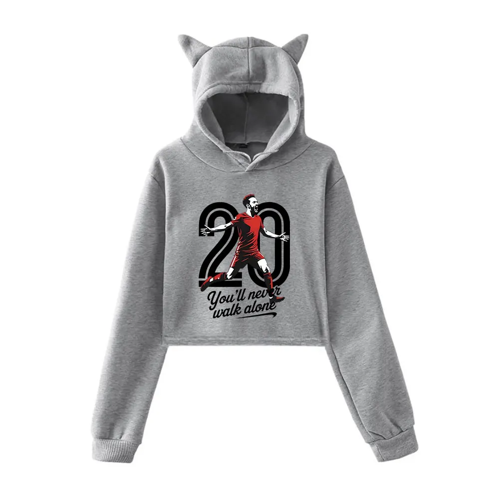 Diogo Jota Vintage jaren '90 Streetwear logo Hoodie Merch Hoodies Sweatshirts voor meisjes Cat Ear Crop Fashion Sports Pullover