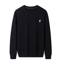 WH POLO SPORTS Spring and Autumn Men's Crew Neck Sweater Classic Standard Printed Sweatshirt Men's and Women's Same